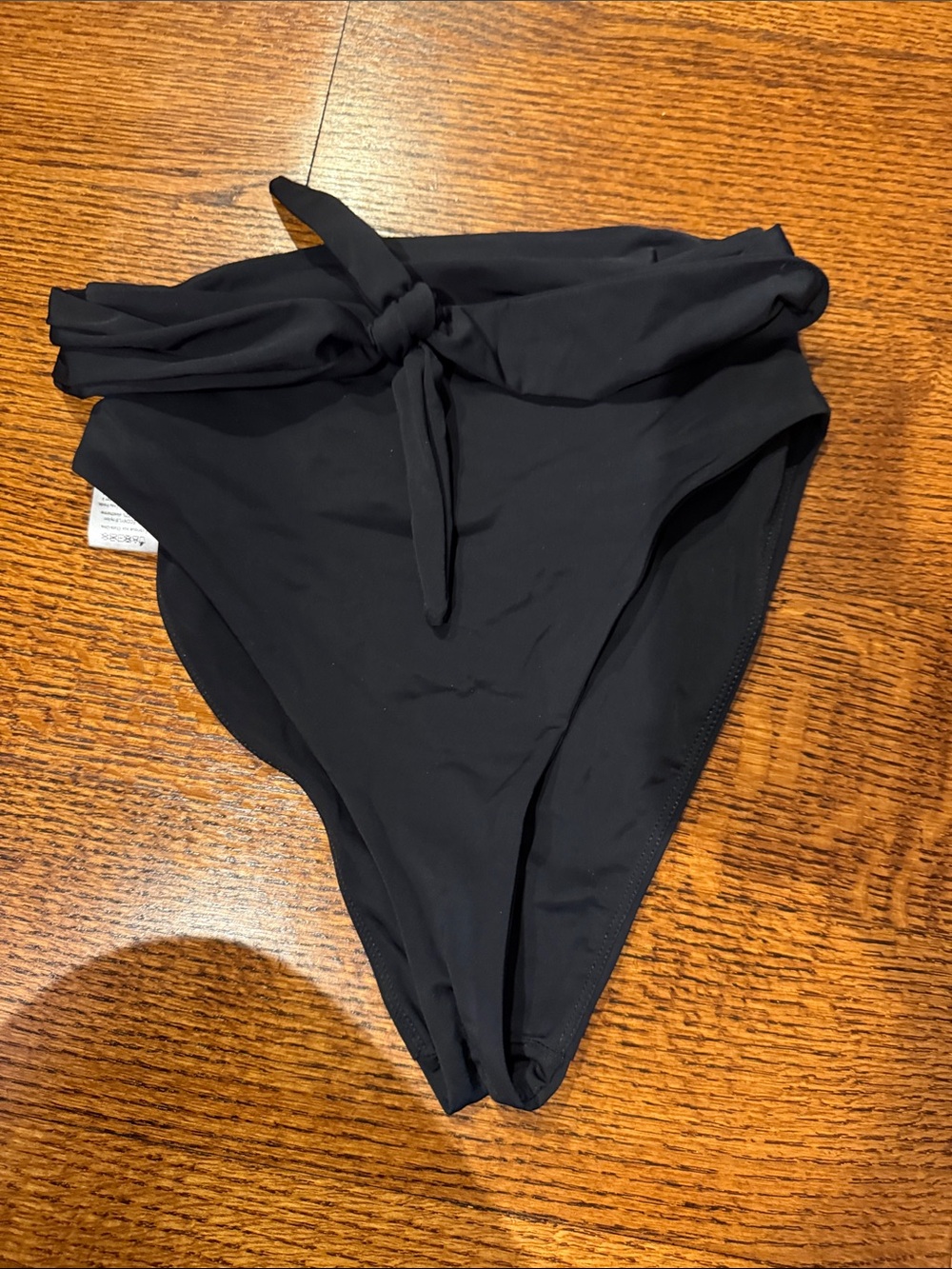 Mara Hoffman high waisted black swim bottoms